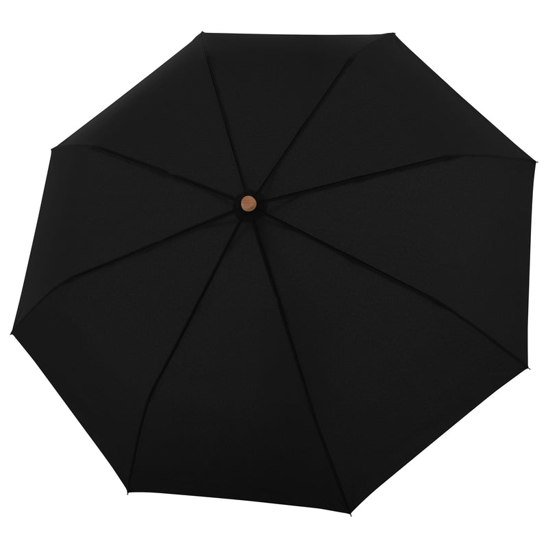 Doppler Nature Long Automatic Sustainable Stick Umbrella - Simply Black