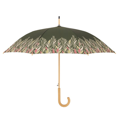 Doppler Nature Long Automatic Sustainable Stick Umbrella - Intention Olive