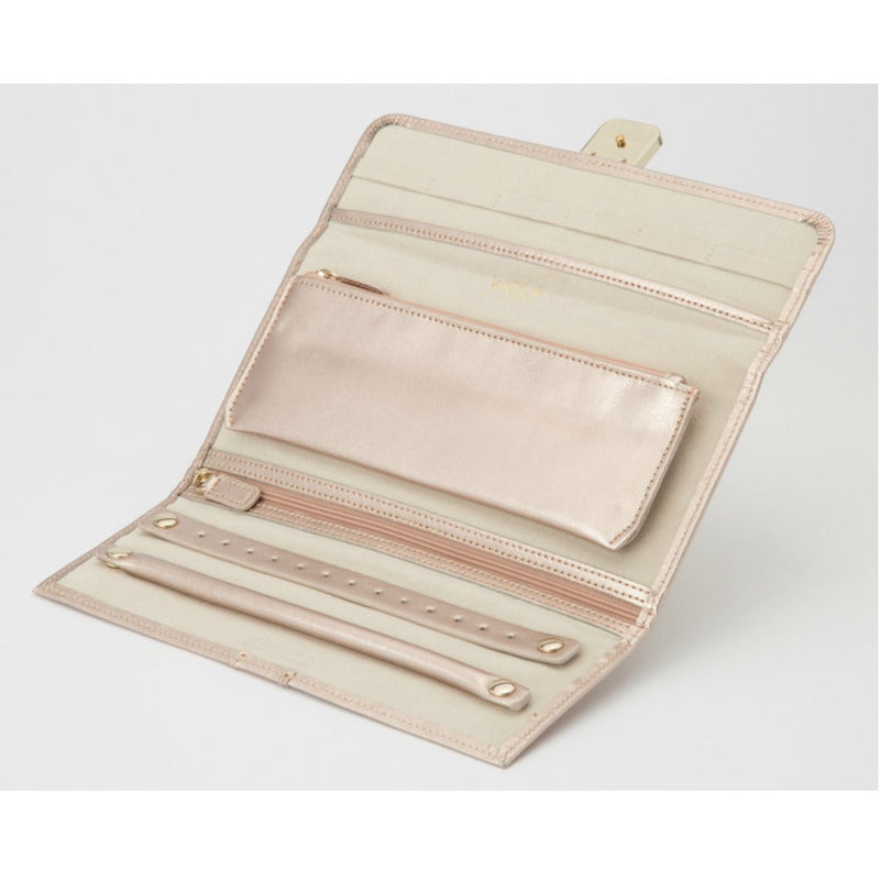 WOLF 213416 Palermo Jewellery Roll Rose Gold