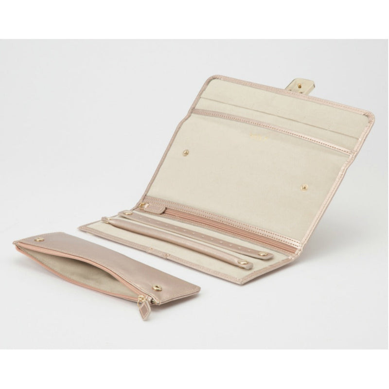 WOLF 213416 Palermo Jewellery Roll Rose Gold
